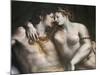 Love Scene, 16th Century-Giulio Romano-Mounted Giclee Print