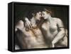 Love Scene, 16th Century-Giulio Romano-Framed Stretched Canvas