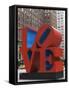 Love Sculpture by Robert Indiana, 6th Avenue, Manhattan, New York City, New York, USA-Amanda Hall-Framed Stretched Canvas