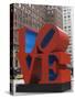 Love Sculpture by Robert Indiana, 6th Avenue, Manhattan, New York City, New York, USA-Amanda Hall-Stretched Canvas