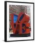 Love Sculpture by Robert Indiana, 6th Avenue, Manhattan, New York City, New York, USA-Amanda Hall-Framed Photographic Print