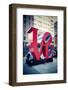 Love Sculpture, Mid-Manhattan, Manhattan, New York, USA-Andrea Lang-Framed Photographic Print