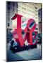 Love Sculpture, Mid-Manhattan, Manhattan, New York, USA-Andrea Lang-Mounted Photographic Print