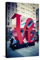 Love Sculpture, Mid-Manhattan, Manhattan, New York, USA-Andrea Lang-Stretched Canvas