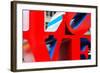 Love signs - modern Art - Manhattan - New York City - United States-Philippe Hugonnard-Framed Photographic Print