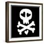 Love Skull and Crossbones-null-Framed Giclee Print