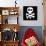 Love Skull and Crossbones-null-Giclee Print displayed on a wall