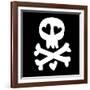 Love Skull and Crossbones-null-Framed Giclee Print