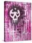 Love Skull Princess-Roseanne Jones-Stretched Canvas