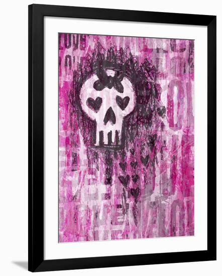 Love Skull Princess-Roseanne Jones-Framed Giclee Print