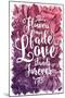 Love Stands Forever-null-Mounted Poster