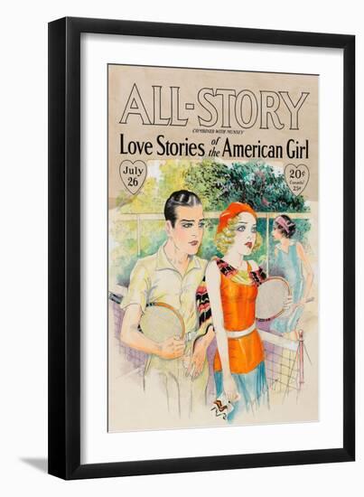 Love Stories of the American Girl-Neysa Alban-Framed Art Print