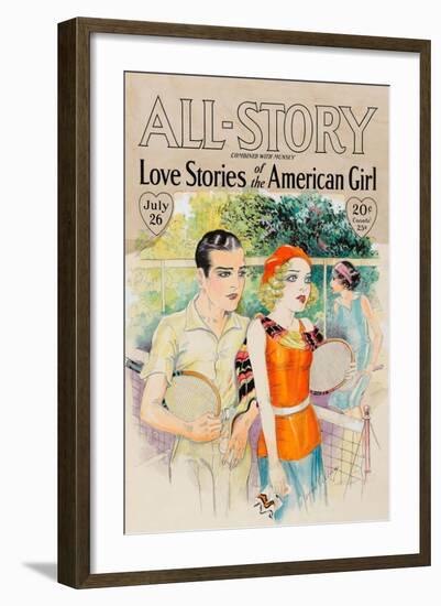 Love Stories of the American Girl-Neysa Alban-Framed Art Print