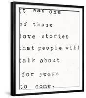 Love Stories-The Vintage Collection-Framed Giclee Print