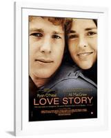 Love Story, Ryan O'Neal, Ali Macgraw, French Poster Art, 1970-null-Framed Art Print