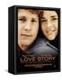Love Story, Ryan O'Neal, Ali Macgraw, French Poster Art, 1970-null-Framed Stretched Canvas