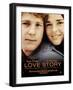 Love Story, Ryan O'Neal, Ali Macgraw, French Poster Art, 1970-null-Framed Art Print