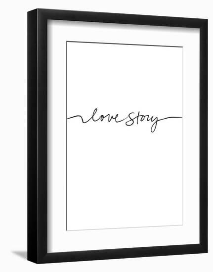 Love Story-Design Fabrikken-Framed Art Print