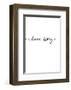 Love Story-Design Fabrikken-Framed Art Print