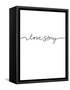 Love Story-Design Fabrikken-Framed Stretched Canvas