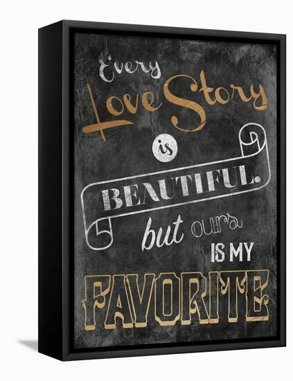 Love Story-Jace Grey-Framed Stretched Canvas