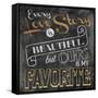 Love Story-Jace Grey-Framed Stretched Canvas