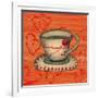 Love Tea Cup-Wolf Heart Illustrations-Framed Giclee Print