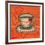 Love Tea Cup-Wolf Heart Illustrations-Framed Giclee Print