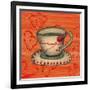 Love Tea Cup-Wolf Heart Illustrations-Framed Giclee Print