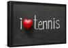 Love Tennis-Yury Zap-Framed Poster