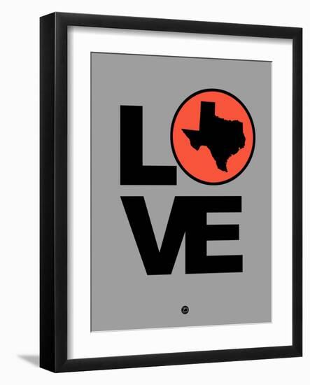 Love Texas-NaxArt-Framed Art Print