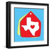 Love Texas-Jace Grey-Framed Art Print