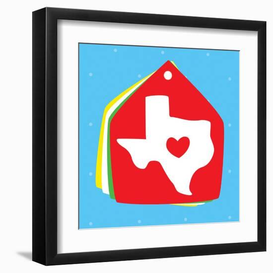 Love Texas-Jace Grey-Framed Art Print