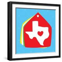 Love Texas-Jace Grey-Framed Art Print