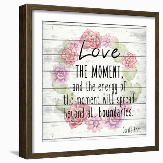 Love The Moment 2-Kimberly Allen-Framed Art Print