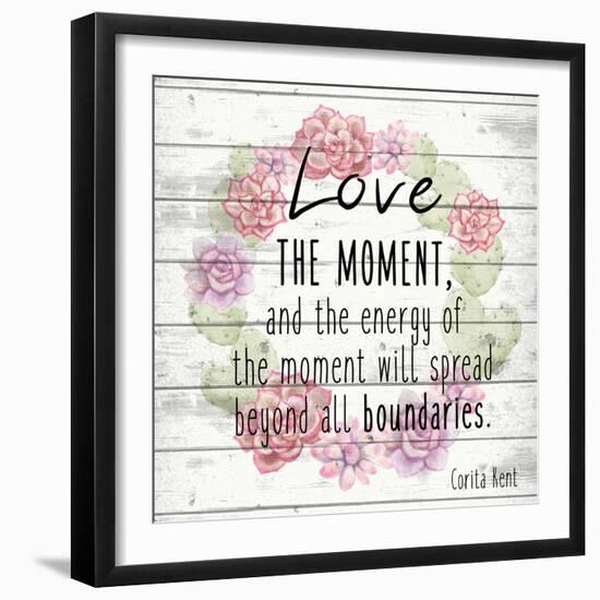 Love The Moment 2-Kimberly Allen-Framed Art Print