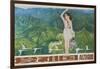 Love the Motherland, Ca 1970 Chinese Cultural Revolution-null-Framed Giclee Print