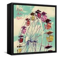 Love the Ride-Lisa Hill Saghini-Framed Stretched Canvas