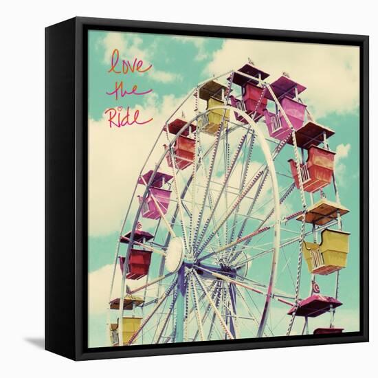 Love the Ride-Lisa Hill Saghini-Framed Stretched Canvas