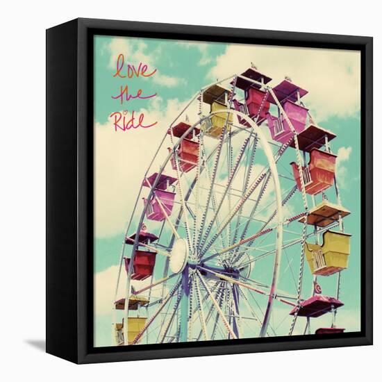 Love the Ride-Lisa Hill Saghini-Framed Stretched Canvas