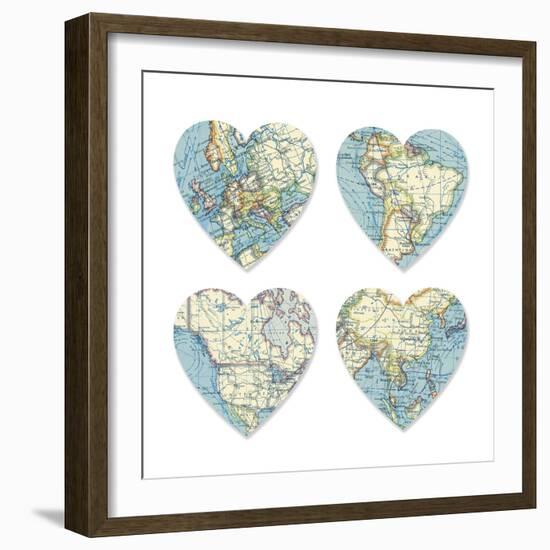 Love the World I-Sasha Blake-Framed Giclee Print