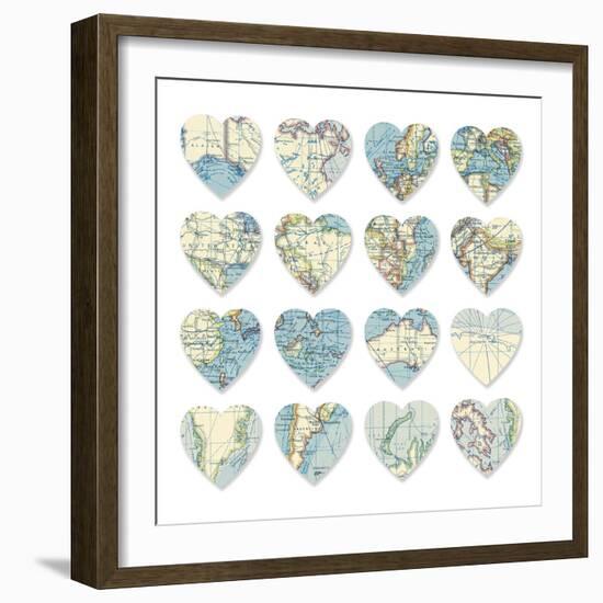 Love the World II-Sasha Blake-Framed Giclee Print