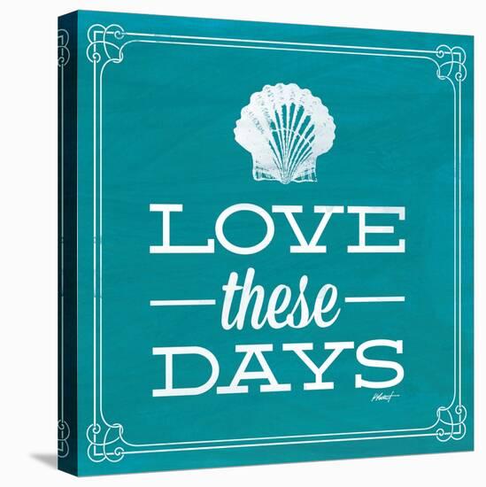 Love These Days Blue-Katie Pertiet-Stretched Canvas