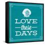 Love These Days Blue-Katie Pertiet-Framed Stretched Canvas