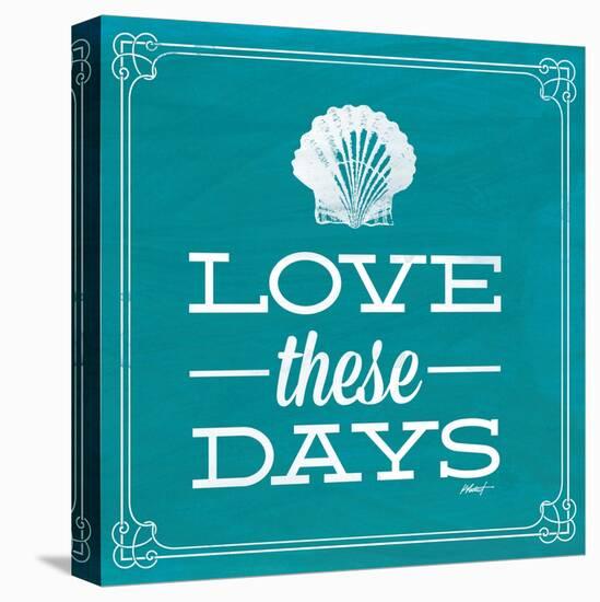 Love These Days Blue-Katie Pertiet-Stretched Canvas