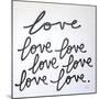 Love Times Seven Sq-Kent Youngstrom-Mounted Art Print
