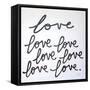 Love Times Seven Sq-Kent Youngstrom-Framed Stretched Canvas