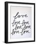 Love Times Seven-Kent Youngstrom-Framed Art Print