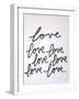 Love Times Seven-Kent Youngstrom-Framed Art Print