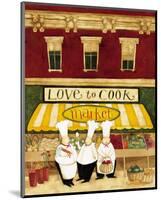 Love to Cook Market-Dan Dipaolo-Mounted Art Print